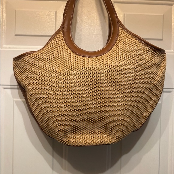 Sam Edelman Tan and Brown Woven Tote - Picture 2 of 5
